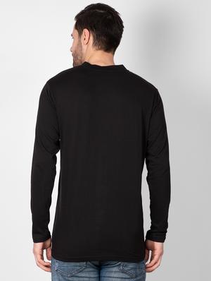 black solid t-shirt - 16960707 - Standard Image - 3