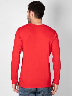red solid pocket t-shirt - 16960709 - Standard Image - 3