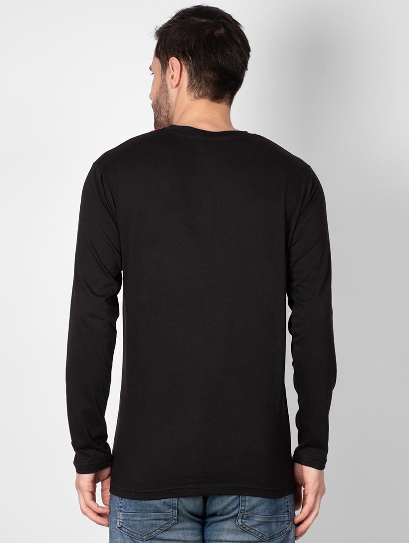 black solid pocket t-shirt - 16960710 - Zoom Image - 3
