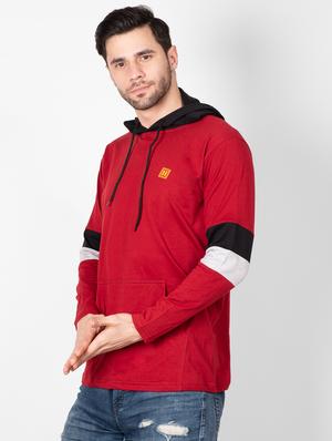 red taped hooded t-shirt - 16960716 - Standard Image - 2