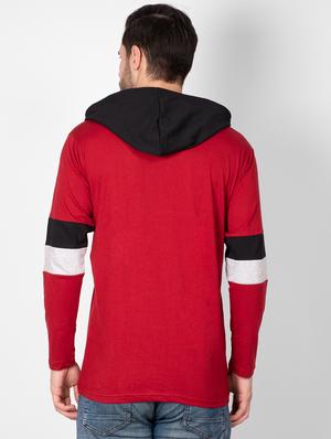 red taped hooded t-shirt - 16960716 - Standard Image - 3
