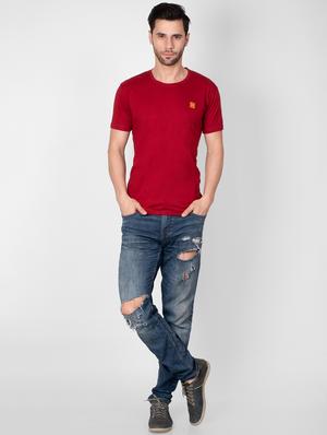 red solid t-shirt - 16960737 - Standard Image - 4