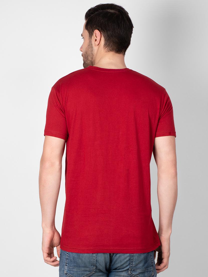 red solid t-shirt - 16960737 - Zoom Image - 3