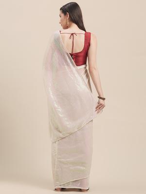 sequence detailed saree with blouse - 16960793 - Standard Image - 2