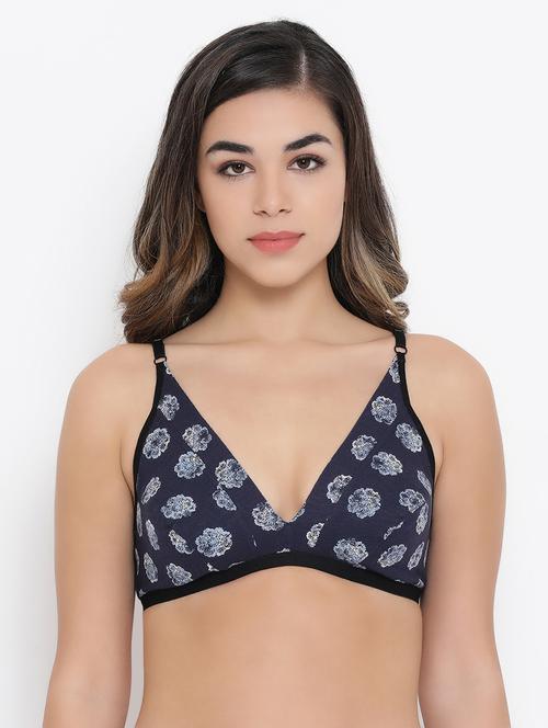 bow patch plunge bra - 16960821 - Standard Image - 1