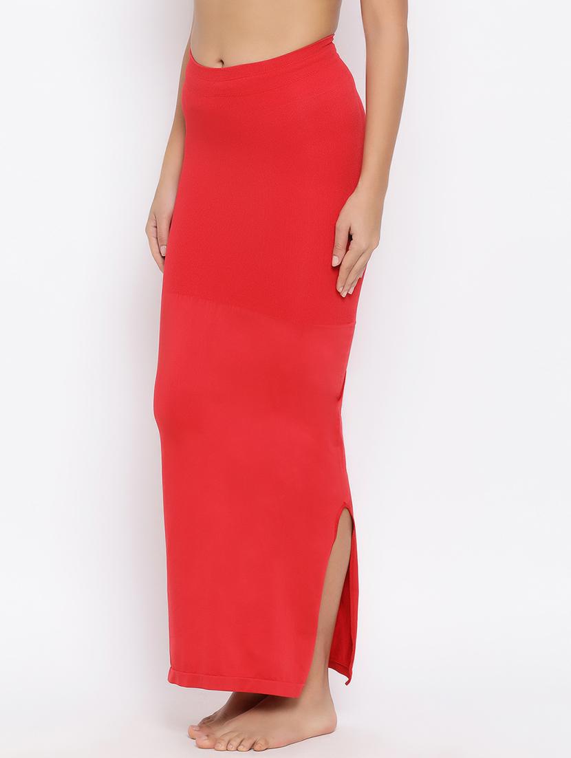 red nylon saree shaper shapewear - 16960854 - Zoom Image - 2