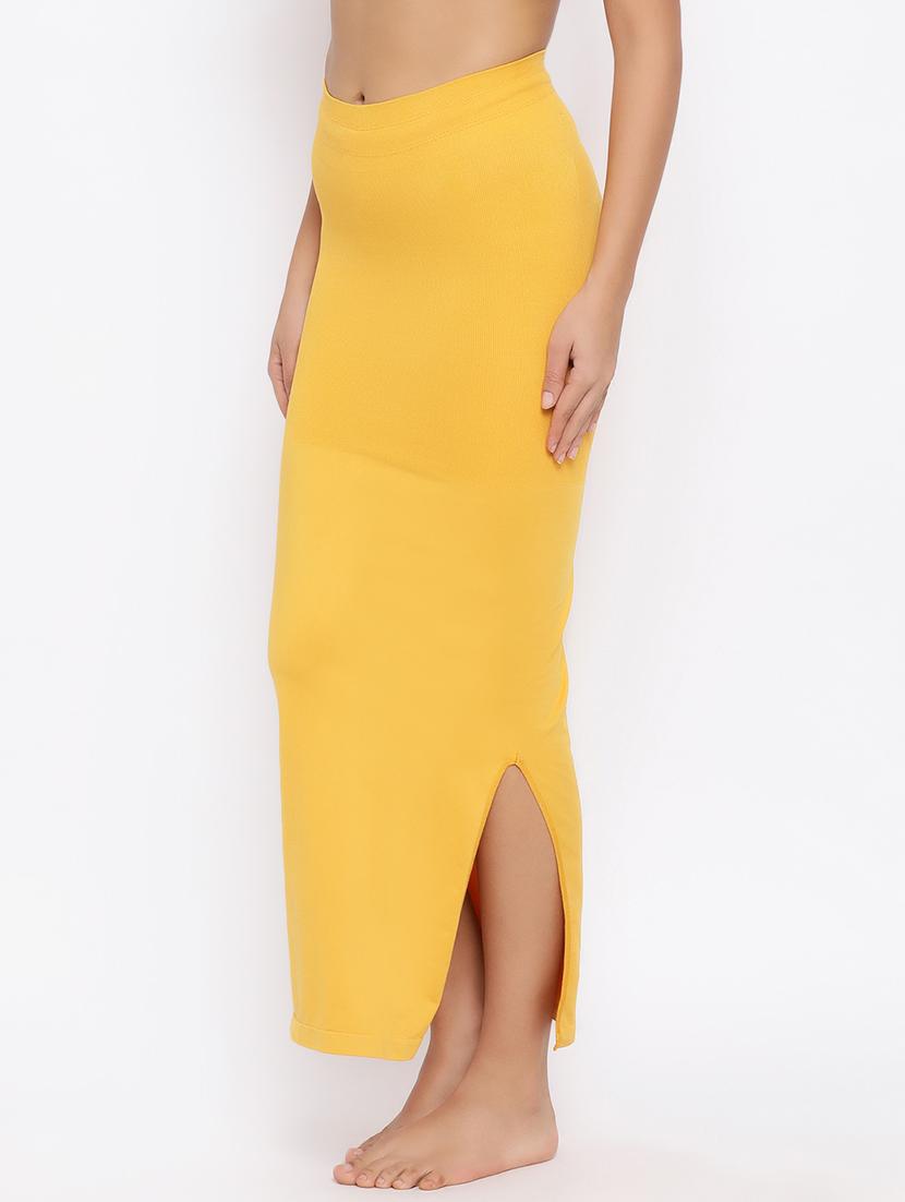 yellow nylon saree shaper shapewear - 16960855 - Zoom Image - 2