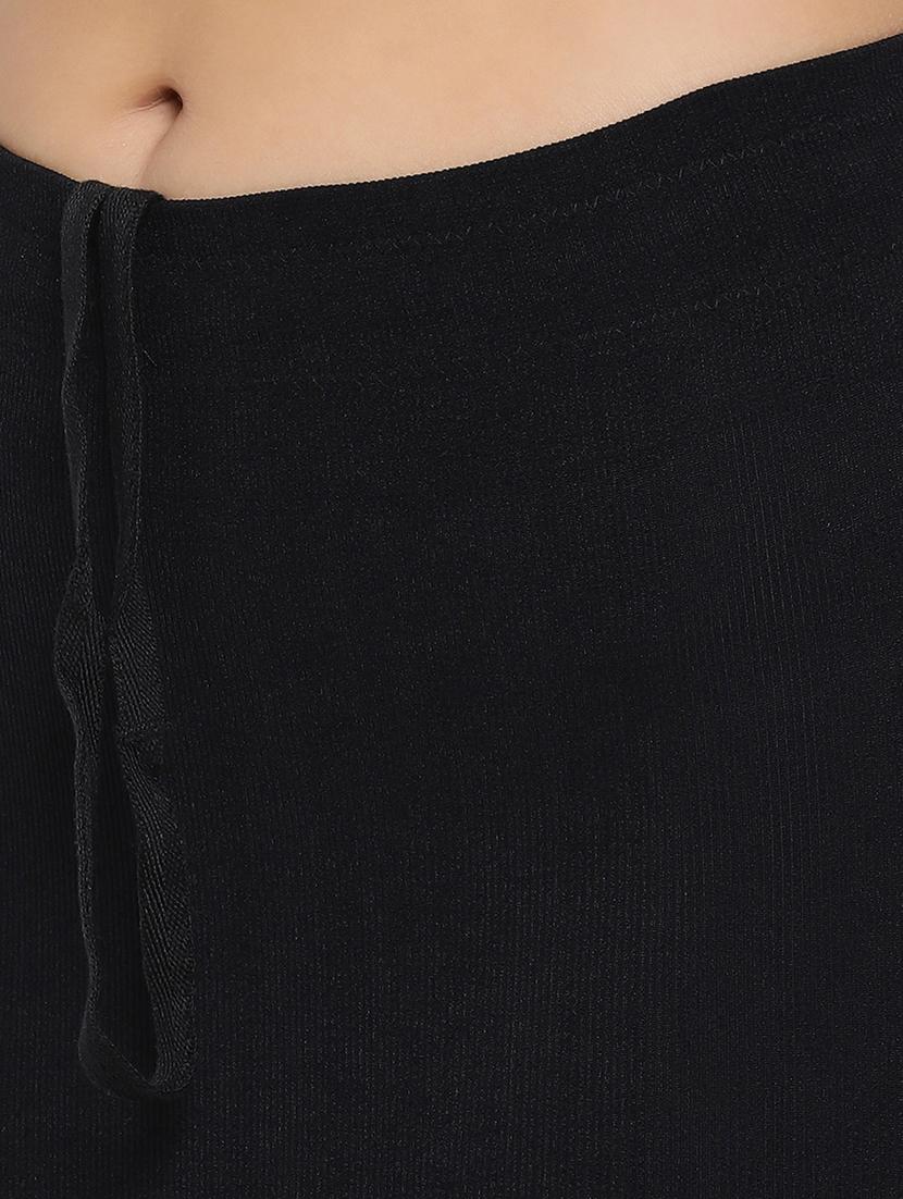 black nylon saree shaper shapewear - 16960857 - Zoom Image - 4