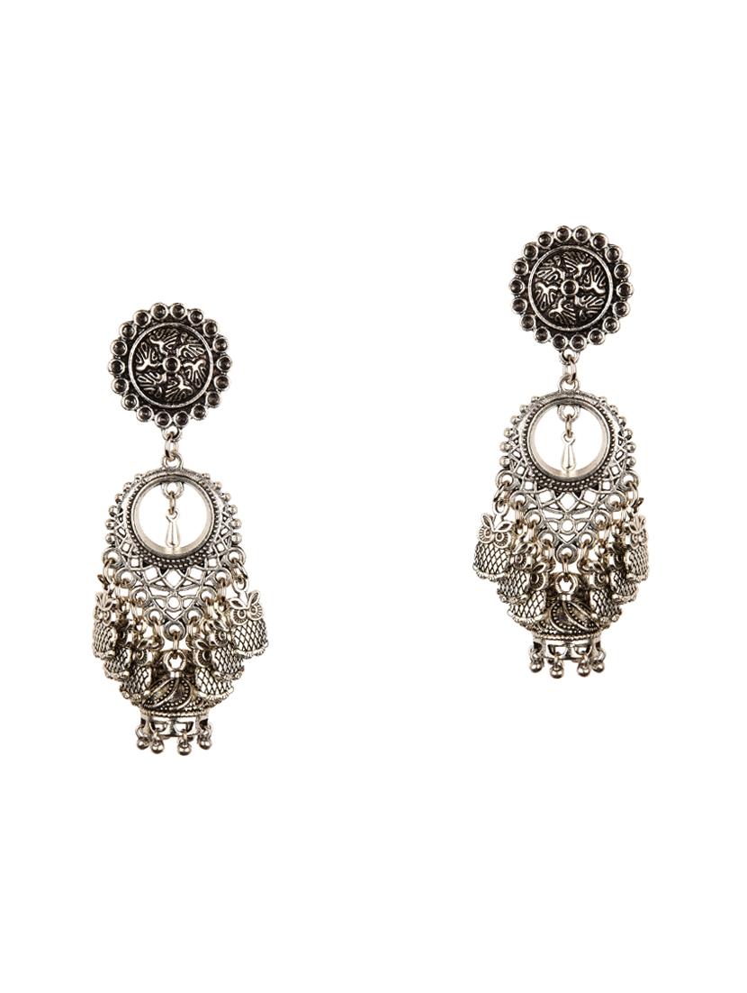 silver drop earring - 16961550 - Zoom Image - 1