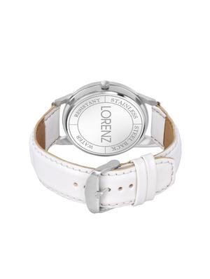 lorenz casual white dial & strap analog watch for men | watch for boys- mk-3045k - 16961649 - Standard Image - 3