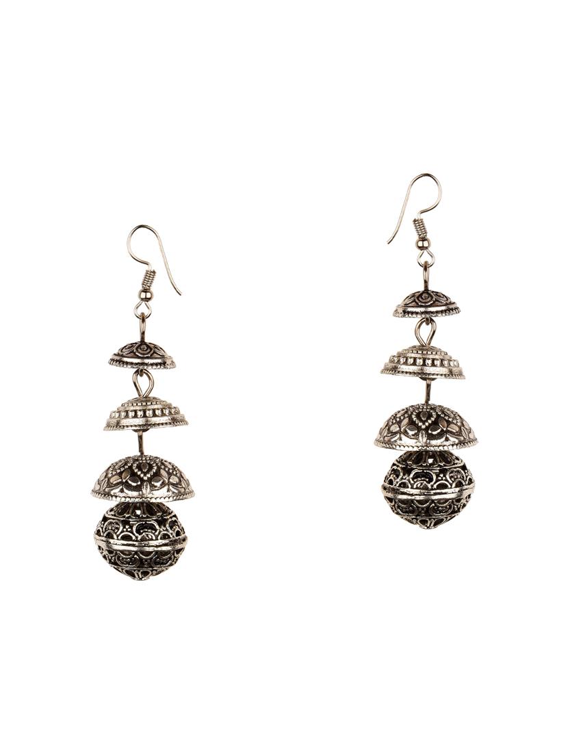 silver drop earring - 16961656 - Zoom Image - 1