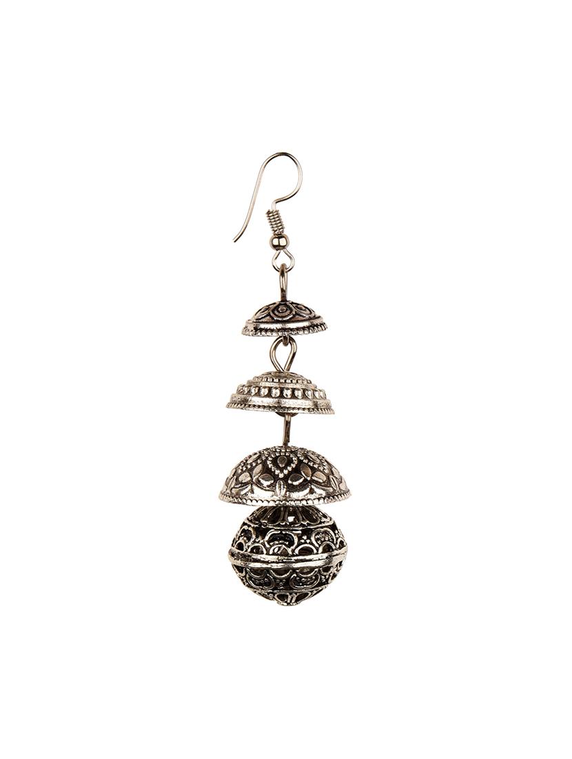 silver drop earring - 16961656 - Zoom Image - 2