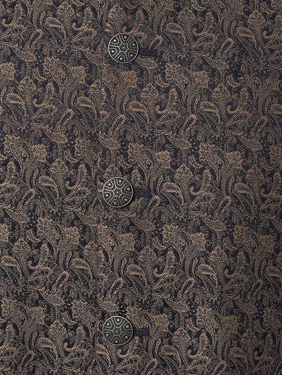 brown printed nehru jacket - 16961688 - Zoom Image - 5