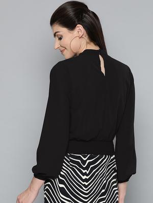 bishop sleeved blouson top - 16962218 - Standard Image - 3