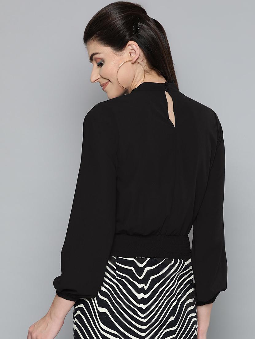 bishop sleeved blouson top - 16962218 - Zoom Image - 3