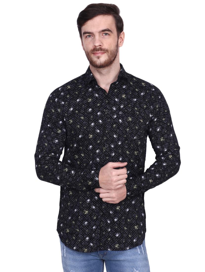 black printed casual shirt - 16962348 - Zoom Image - 1