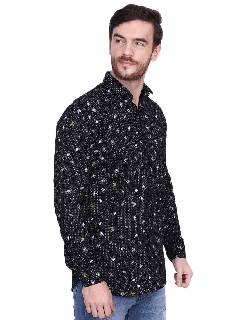 black printed casual shirt - 16962348 - Zoom Image - 2