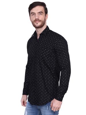 black printed casual shirt - 16962349 - Standard Image - 2
