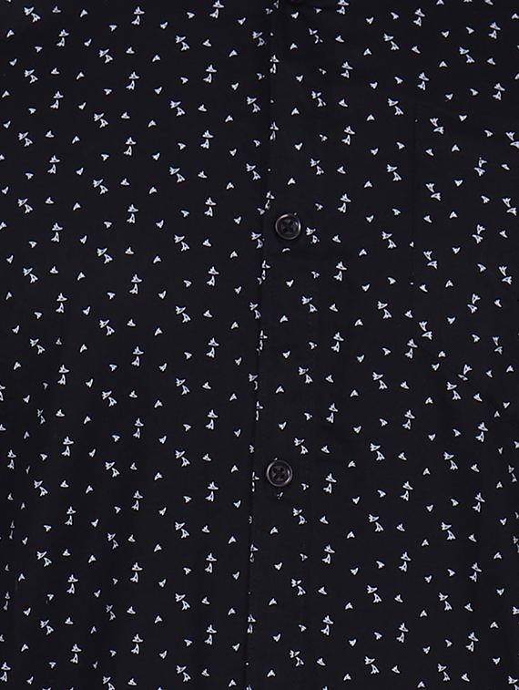 black printed casual shirt - 16962349 - Zoom Image - 4