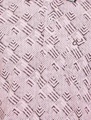 pink printed polo t-shirt - 16962563 - Standard Image - 5