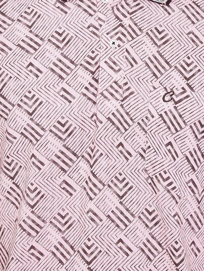 pink printed polo t-shirt - 16962563 - Zoom Image - 5