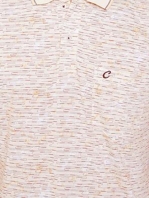 beige printed polo t-shirt - 16962565 - Standard Image - 5