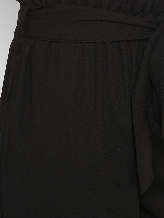 tie up waist solid palazzo - 16962634 - Zoom Image - 5