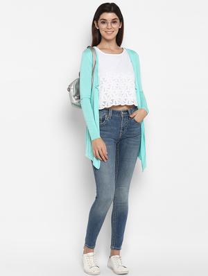 long sleeved solid shrug - 16962636 - Standard Image - 4