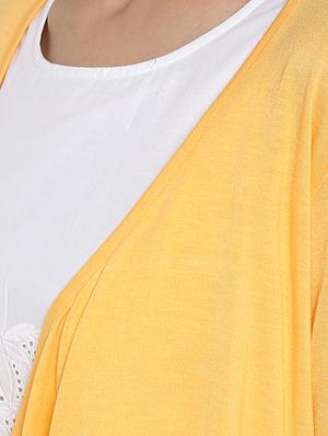 long sleeved solid shrug - 16962637 - Standard Image - 5