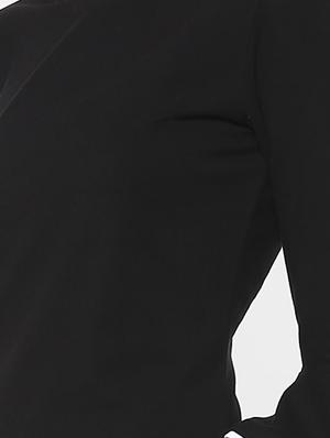 contrast piped bell sleeved a-line dress - 16962640 - Standard Image - 5