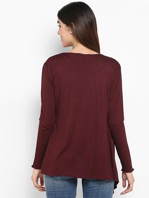 long sleeved asymmetric shrug - 16962647 - Standard Image - 3