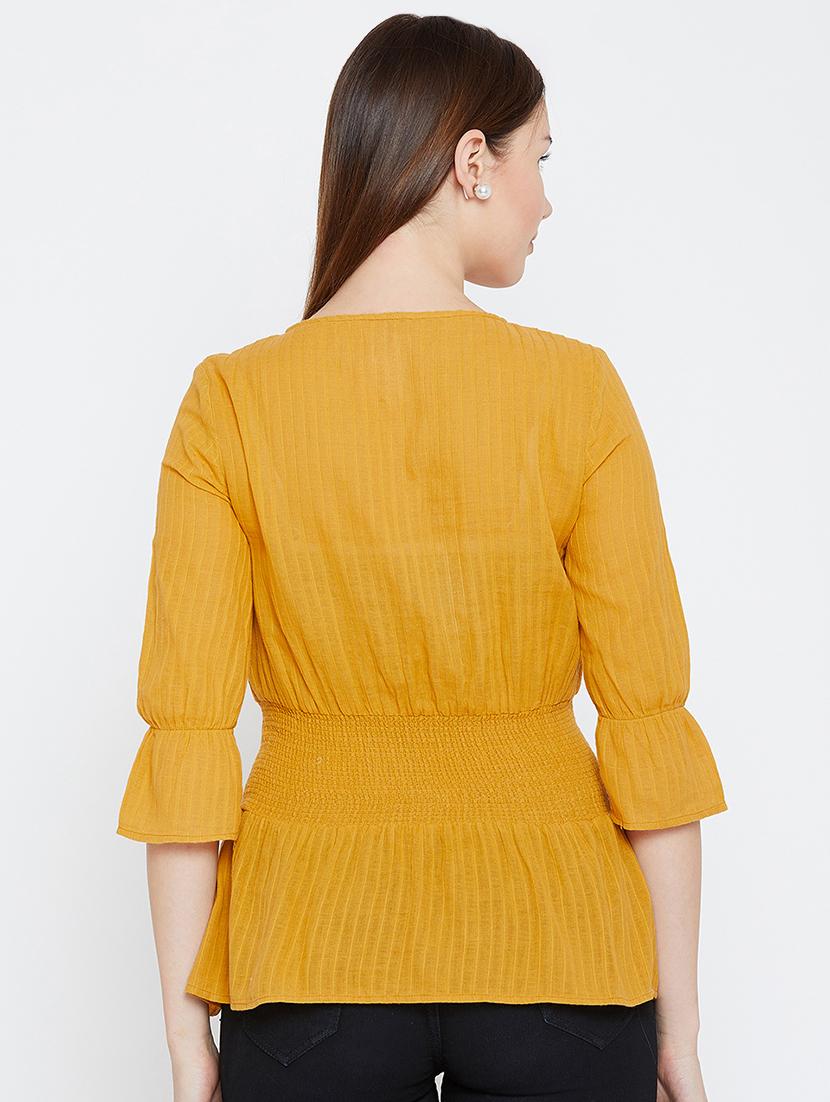 lace up detail a-line top - 16962668 - Zoom Image - 3