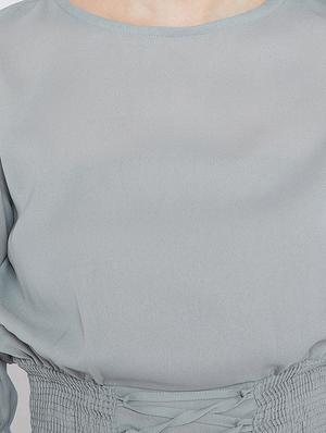 mandarin neck floral top - 16962670 - Standard Image - 5