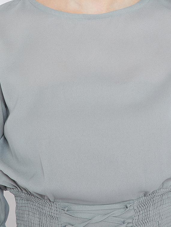 mandarin neck floral top - 16962670 - Zoom Image - 5