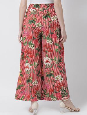 floral wide leg trouser - 16962741 - Standard Image - 3