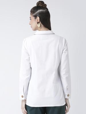 button detail solid shirt - 16962750 - Standard Image - 3