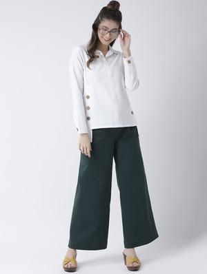 button detail solid shirt - 16962750 - Standard Image - 4