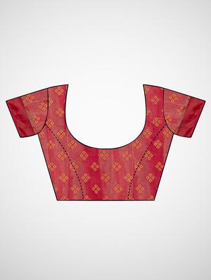 floral printed saree with blouse - 16962876 - Standard Image - 3