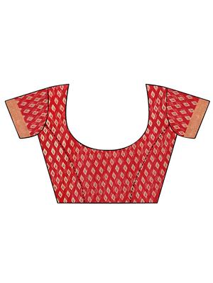 floral printed saree with blouse - 16962883 - Standard Image - 3