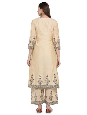 printed kurta palazzo set - 16962954 - Standard Image - 3