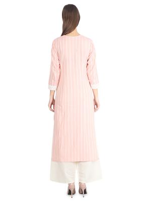 solid kurta palazzo set - 16962961 - Standard Image - 3