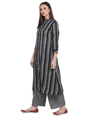 striped kurta palazzo set - 16962963 - Standard Image - 2