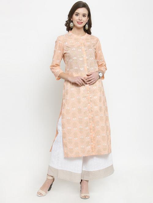 floral kurta palazzo set - 16962981 - Standard Image - 1