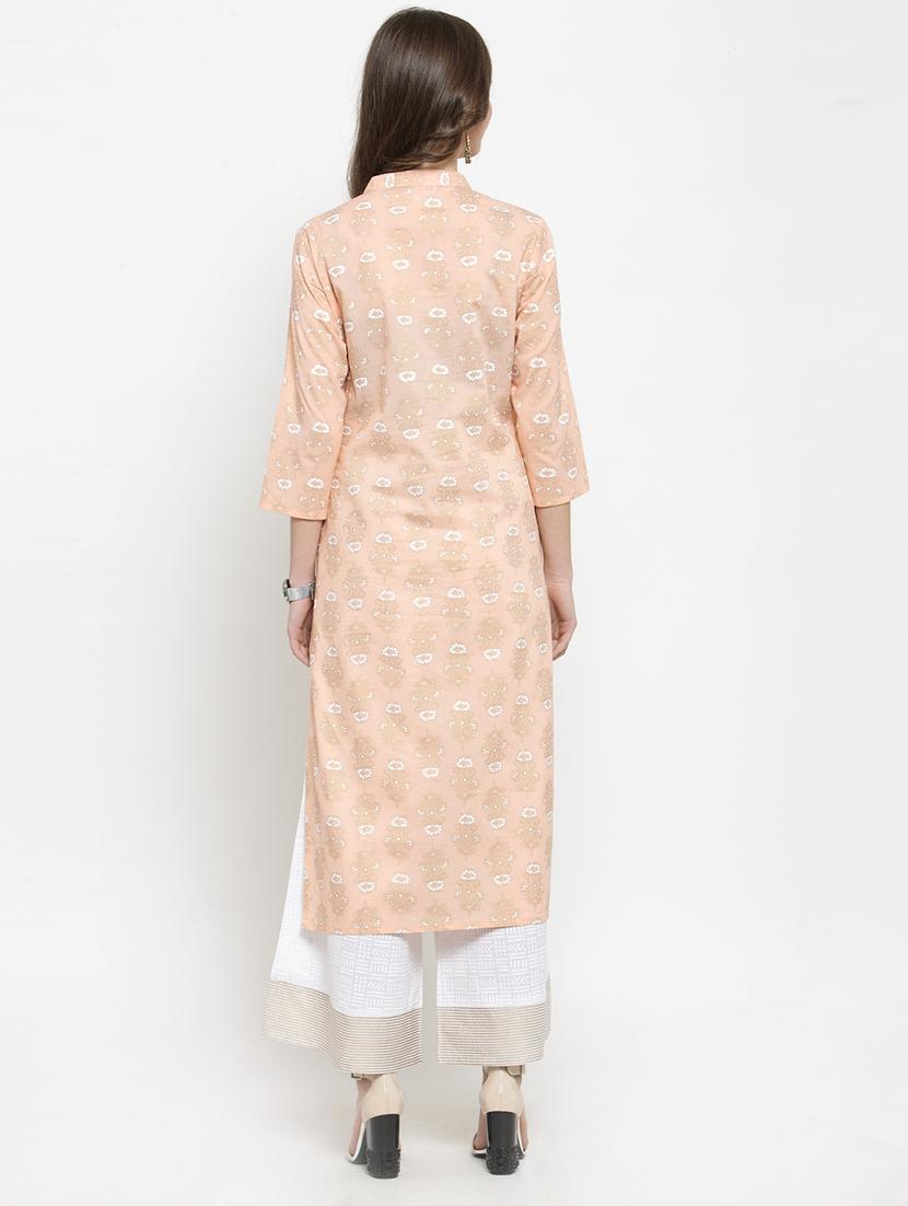 floral kurta palazzo set - 16962981 - Zoom Image - 3