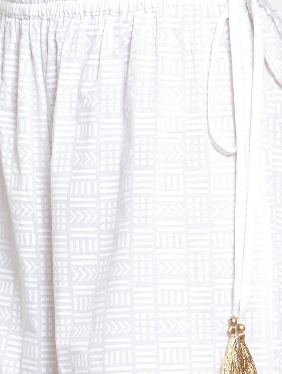 floral kurta palazzo set - 16962981 - Zoom Image - 5