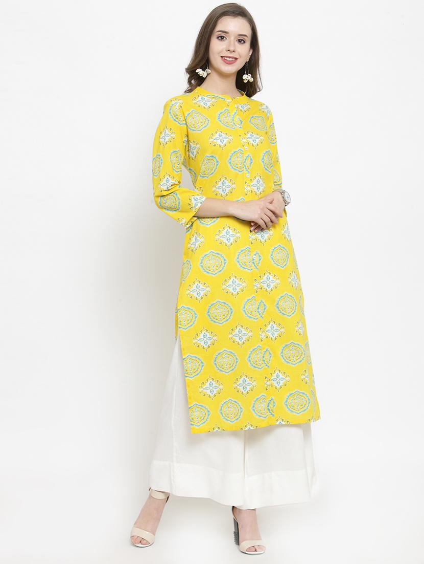 printed kurta palazzo set - 16962993 - Zoom Image - 1