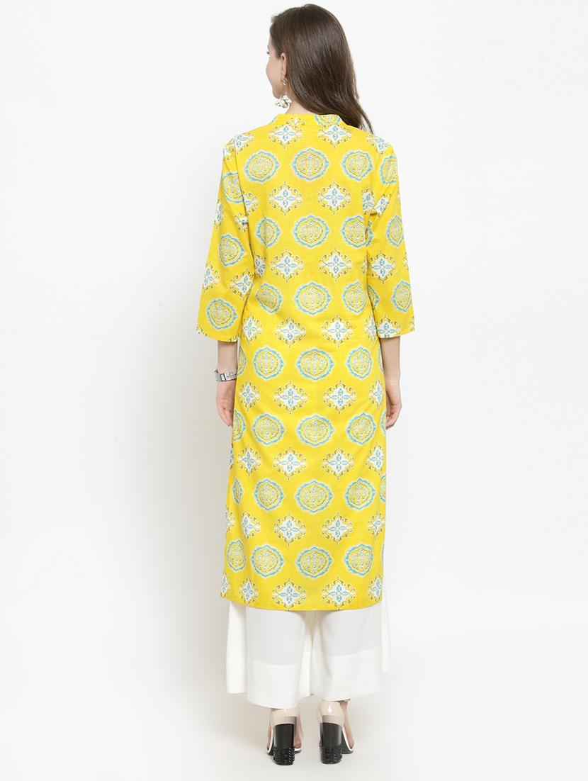 printed kurta palazzo set - 16962993 - Zoom Image - 3