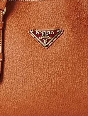 tan leatherette (pu) regular handbag - 16963145 - Standard Image - 5