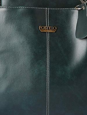 green leatherette (pu) regular handbag - 16963164 - Standard Image - 5