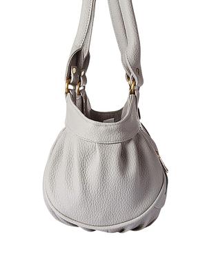 grey leatherette (pu) regular handbag - 16963169 - Standard Image - 4